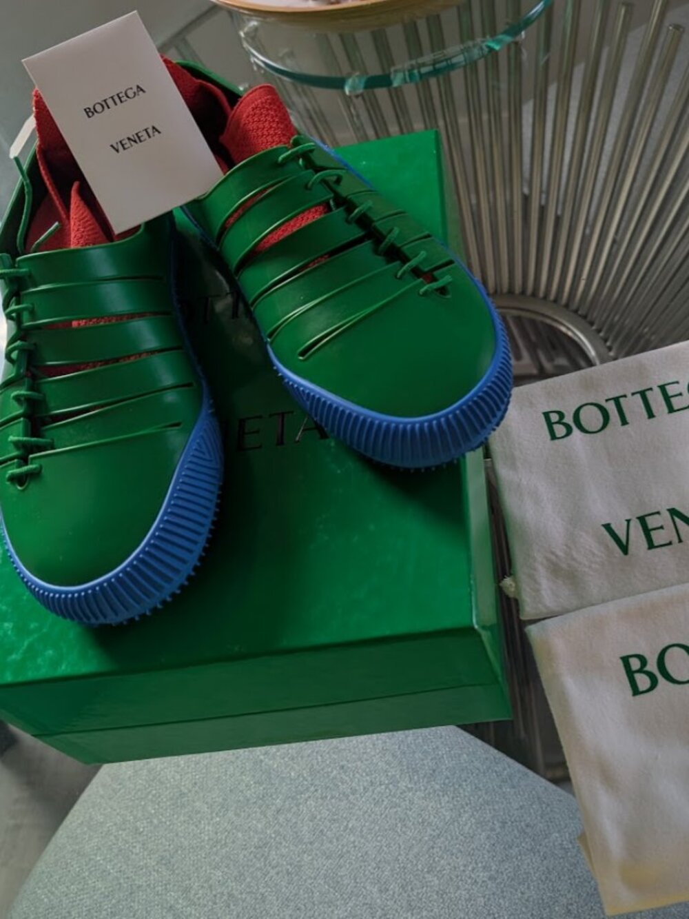Bottega Veneta-Climber Sneakers-NEW IN BOX-Men size 7, Women 9.5 EUR 40 Unisex